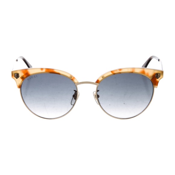 GUCCI Gradient Round Sunglasses